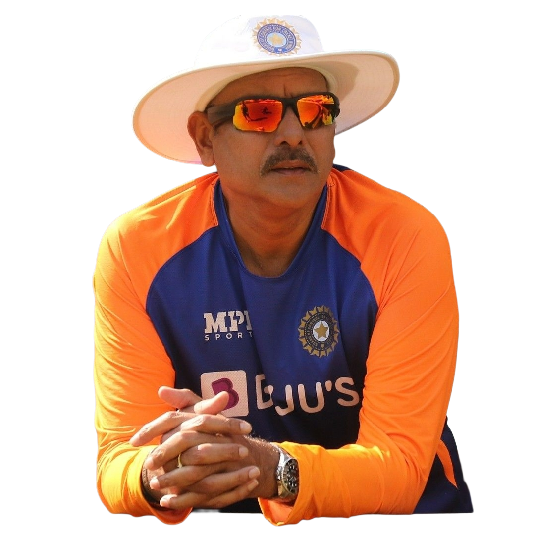 Man wearing orange and blue sports shirt, white hat, reflective sunglasses, and a wristwatch.