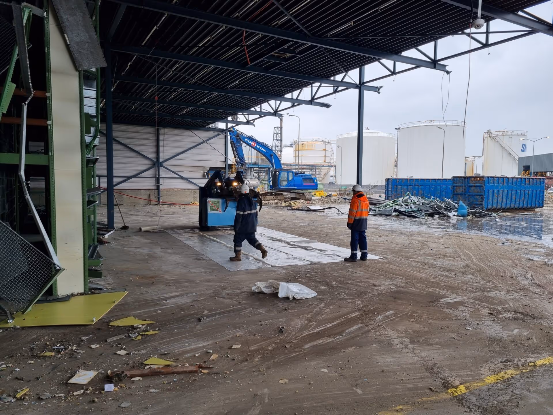 Saneren en slopen HVAC-magazijn Nobian