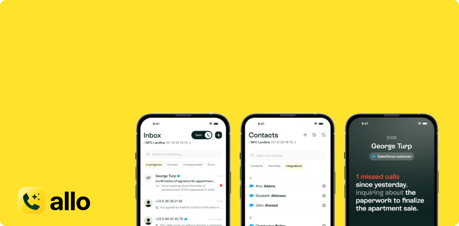 Allo and Salesforce Integration Preview