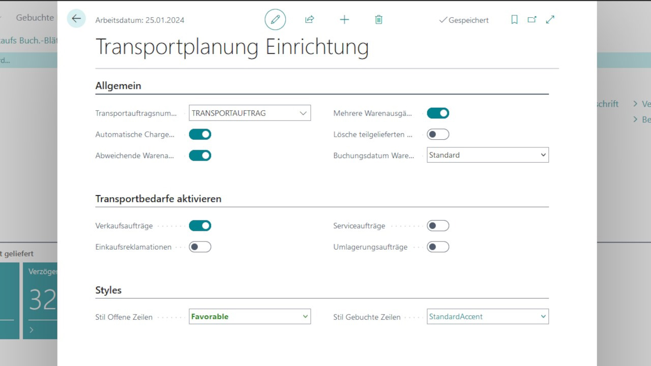 LeBit Eingehende Transportplanung