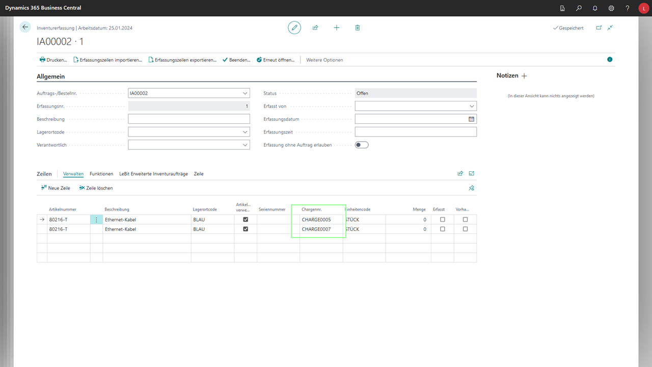 LeBit Erweiterte Inventur