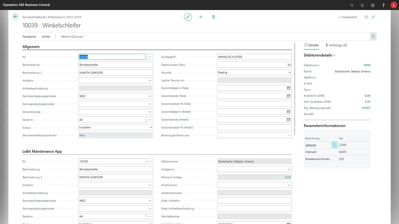LeBit Instandhaltung