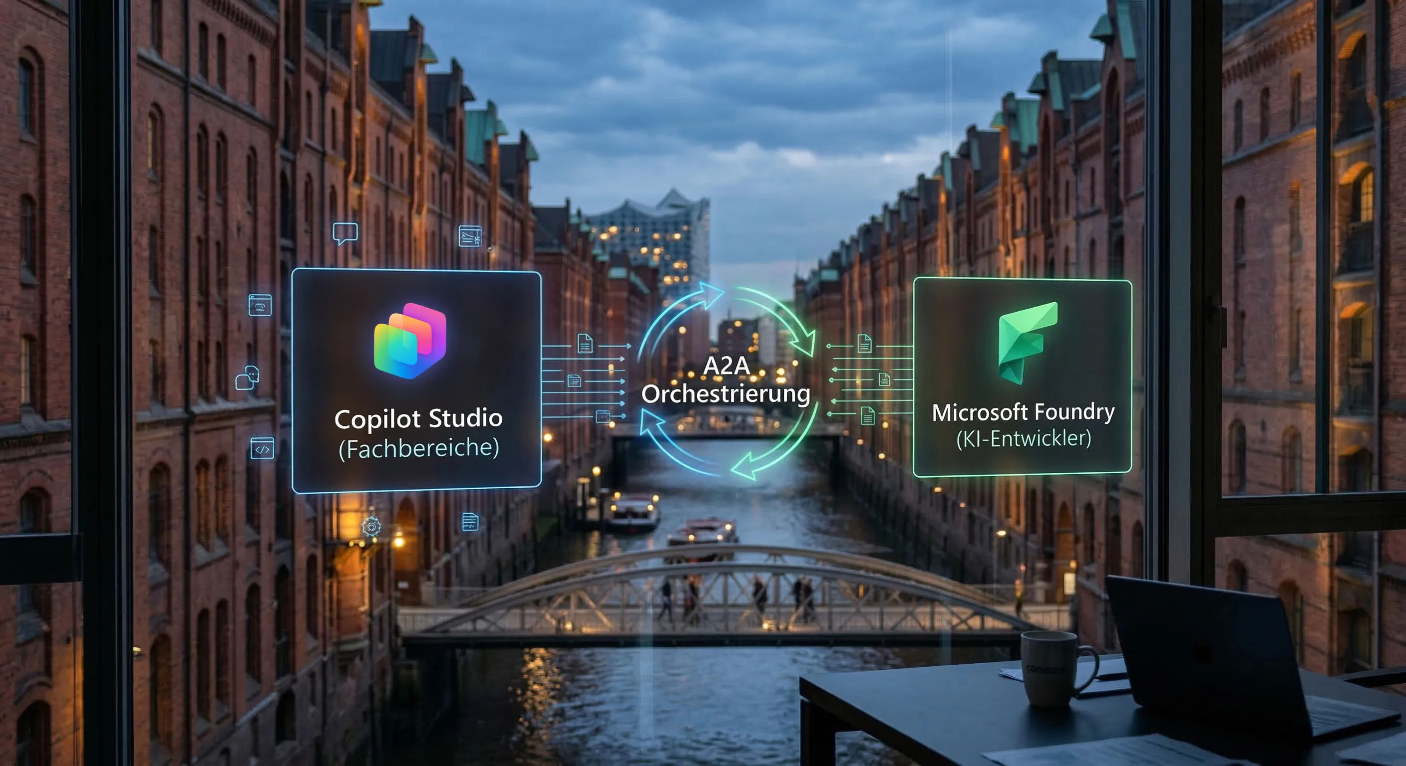 KI-Architekt plant Microsoft Copilot Studio und Foundry Integration für Mittelstand ERP-Prozesse