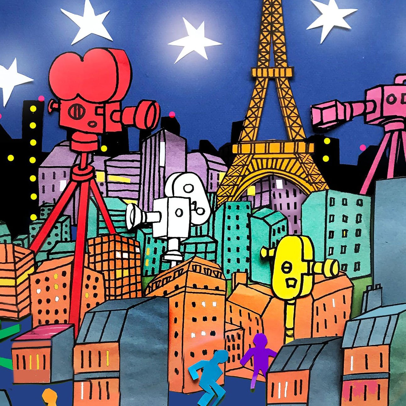 Visuel de la communication Nuit Blanche 2025