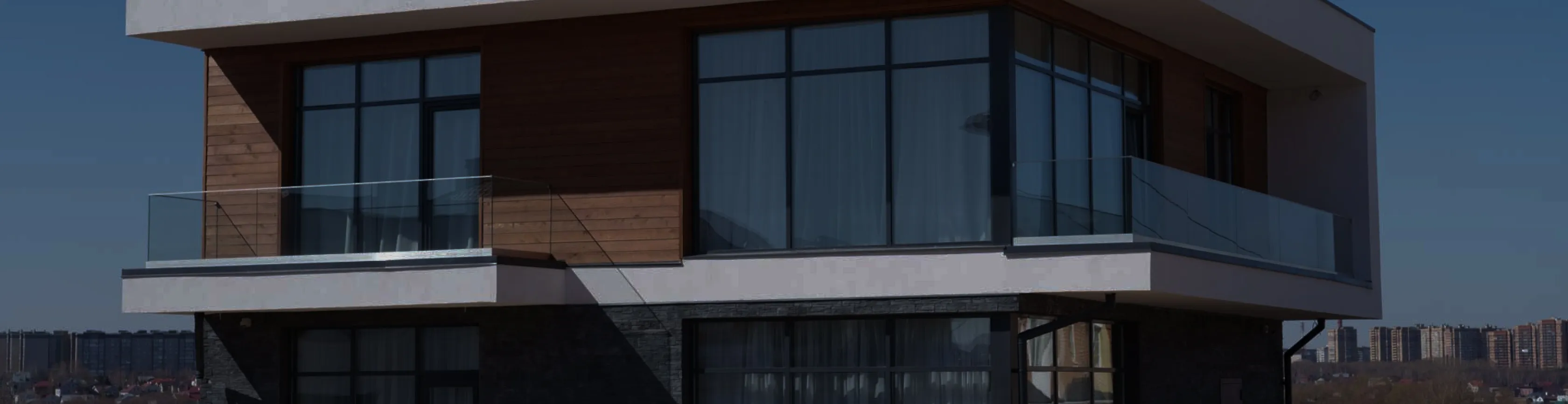 beckground beautiful modern house