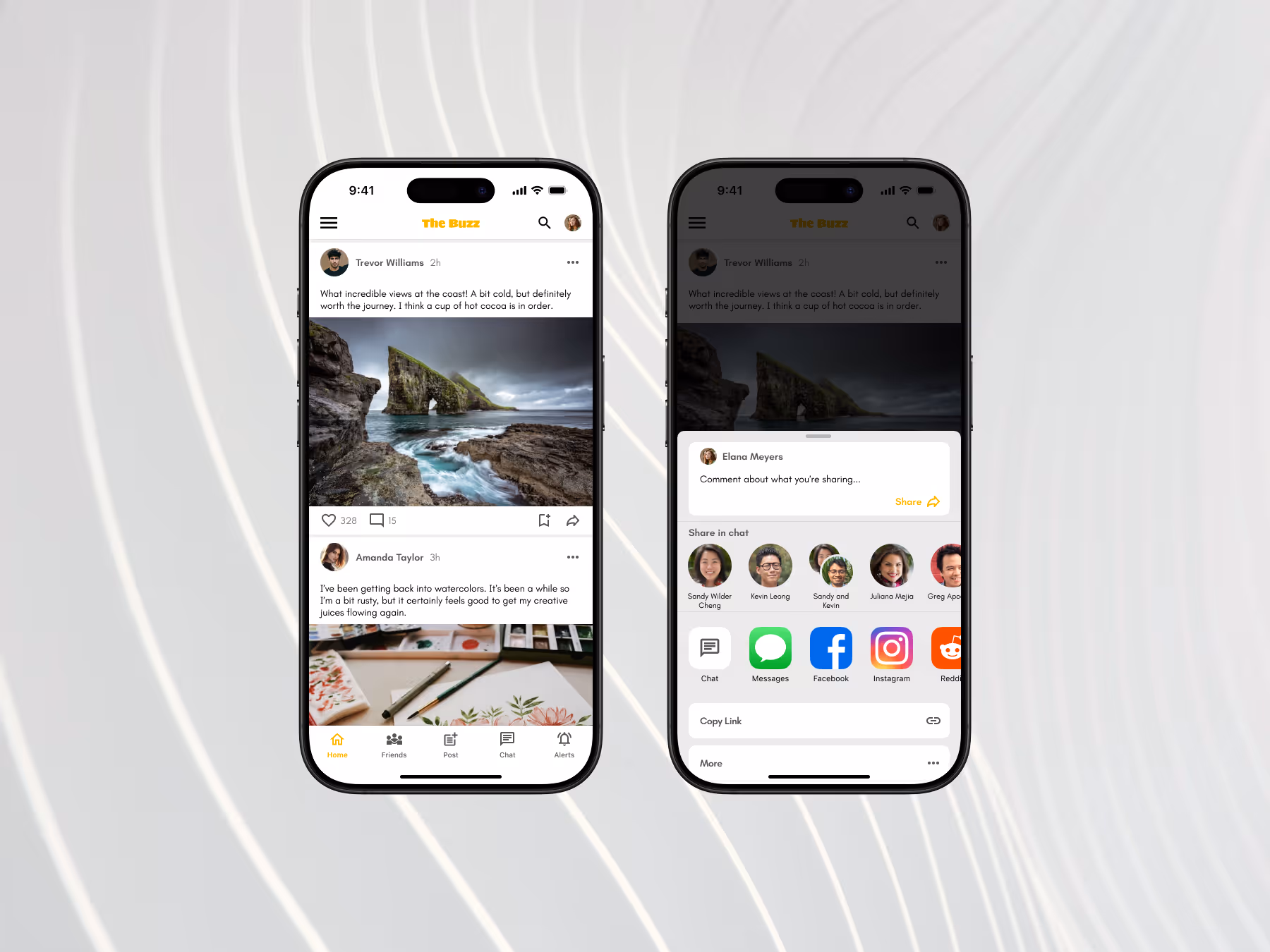 010 Social Share - Dribbble Shot