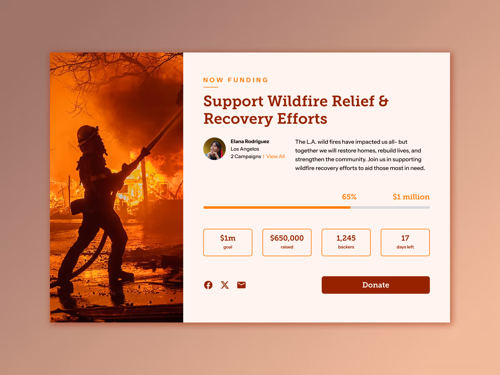 032 Crowdfunding Campaign - Dribbble Shot