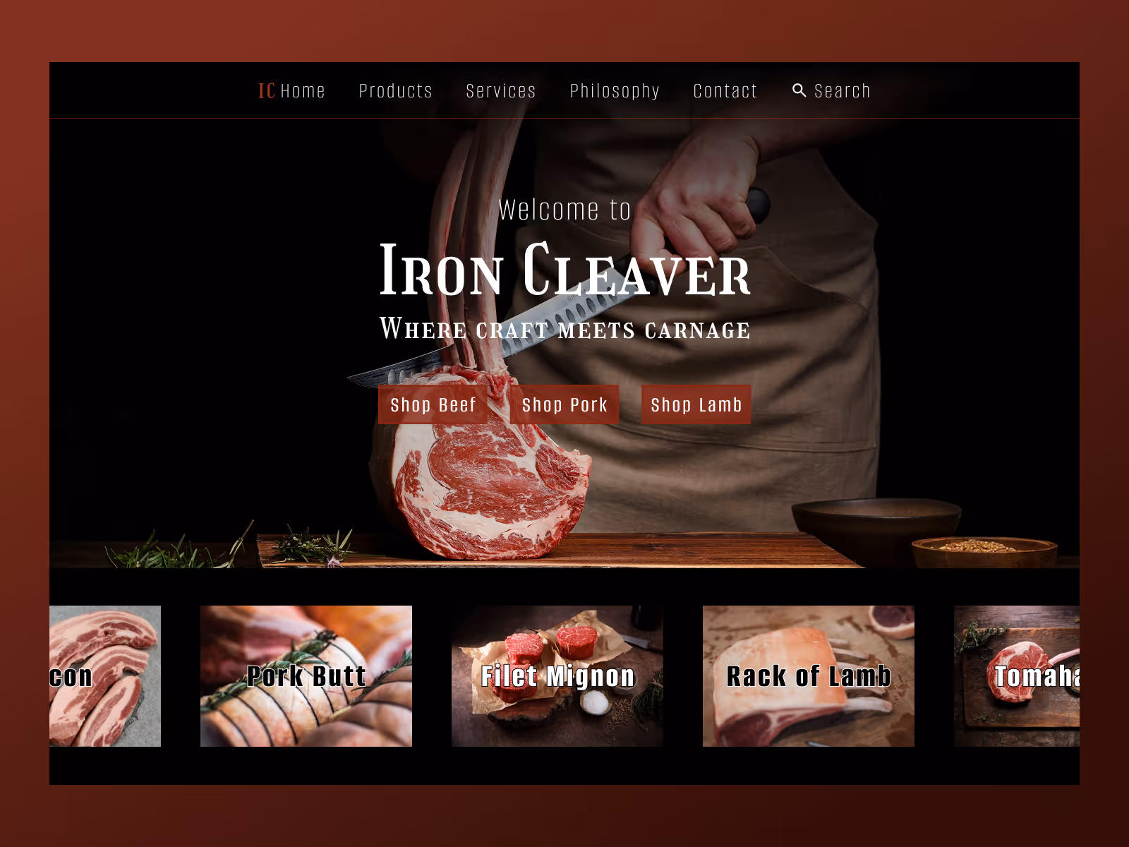 053 Header Navigation - Dribbble Shot
