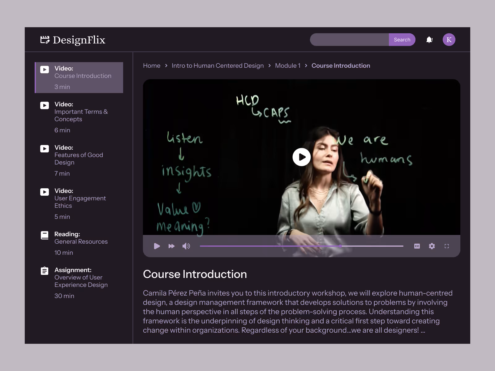 057 Video Player - Dribbble Shot