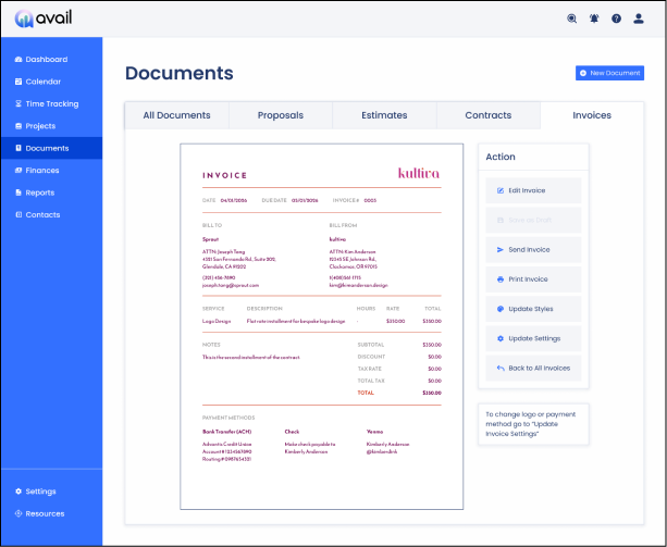 View Invoice