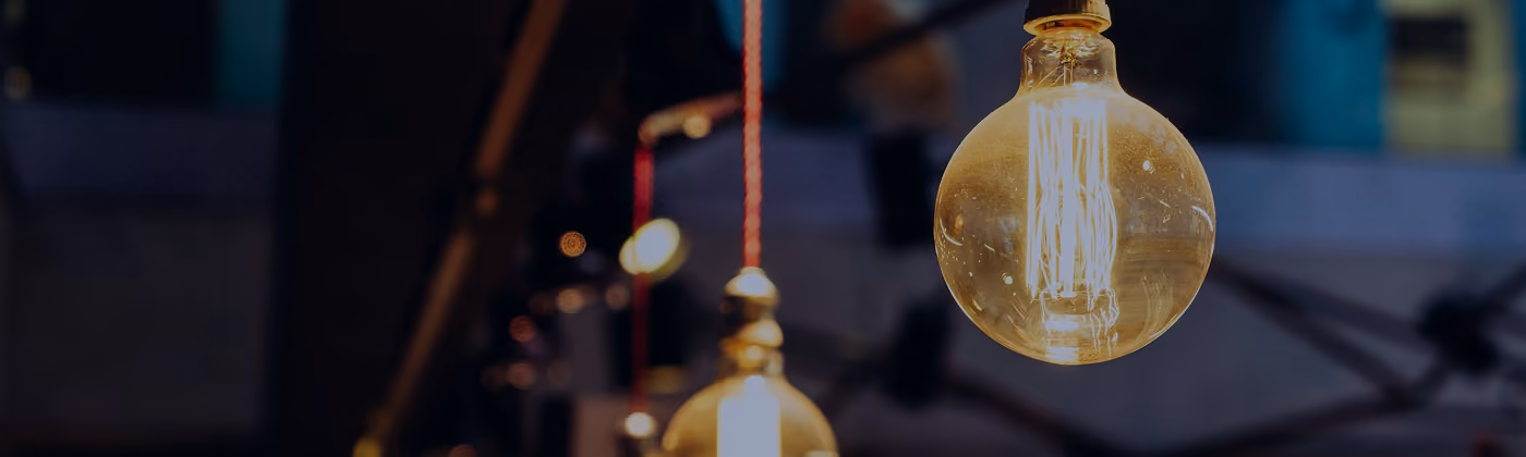 Insights banner; lightbulbs