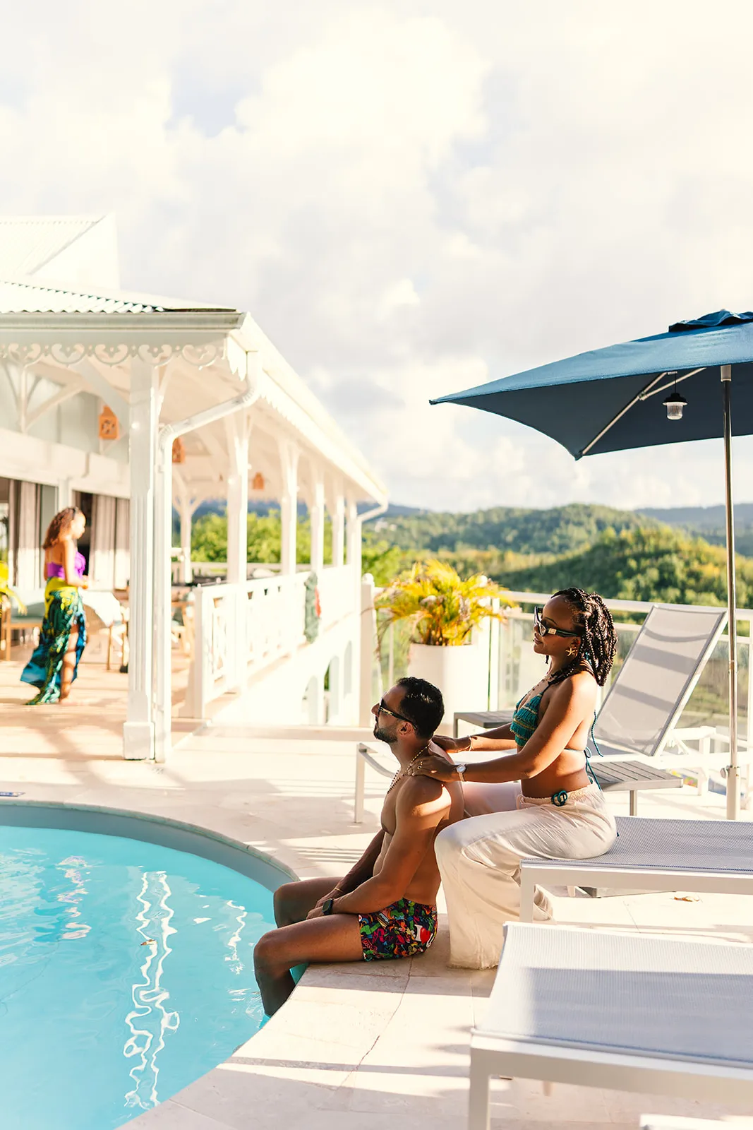 Photo professionnelle Bambou Resort Martinique ambiance resort luxe