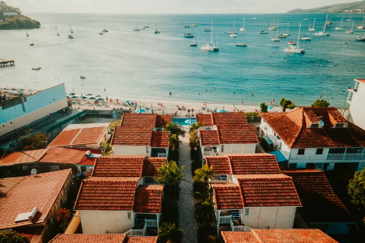 Bambouresort sea view bungalows overlooking Baie aux Voiliers Martinique