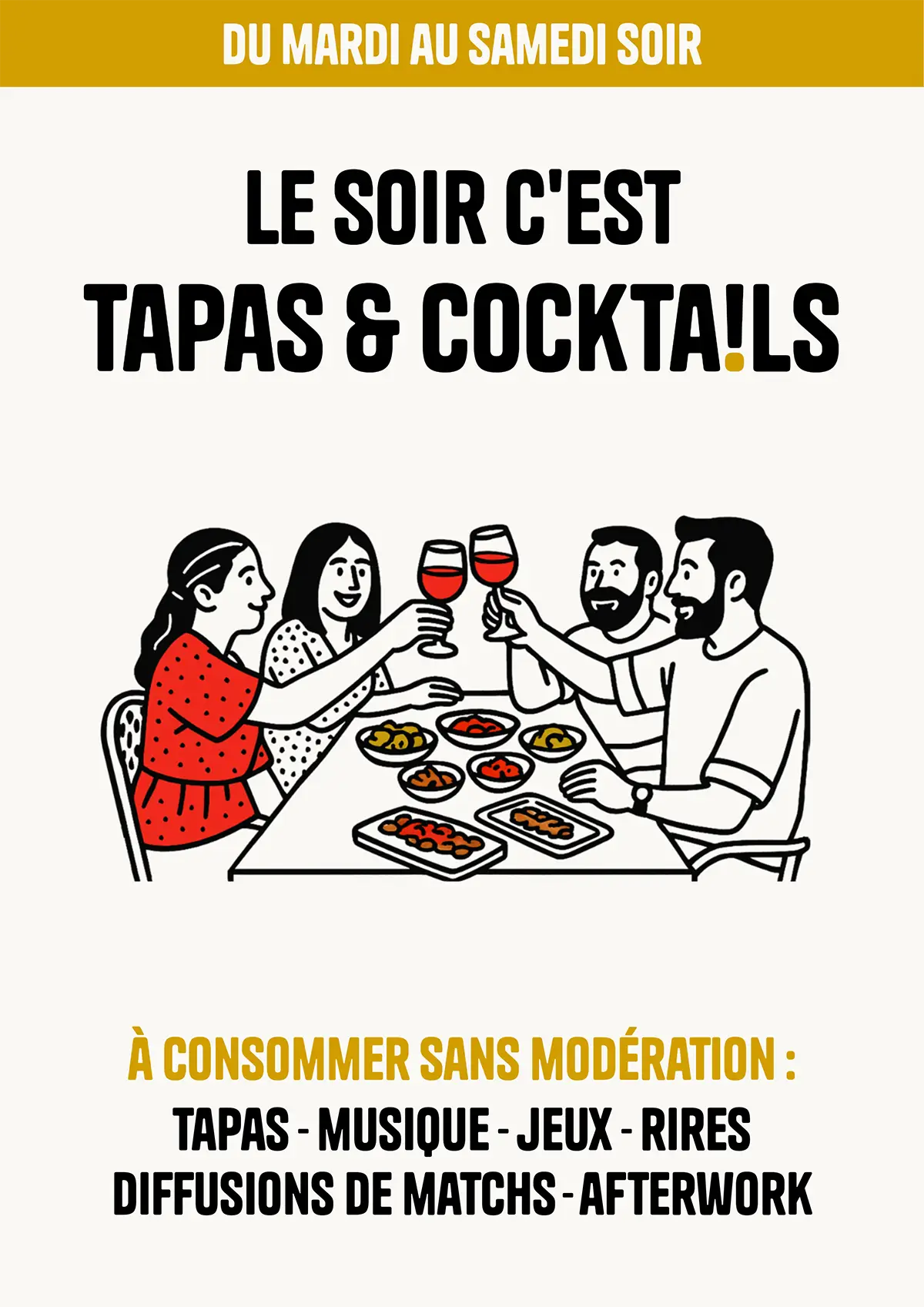 Les soirées à la brasserie