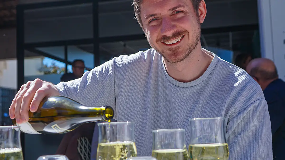 Saint-Marcellin rôti et vin à Lattes