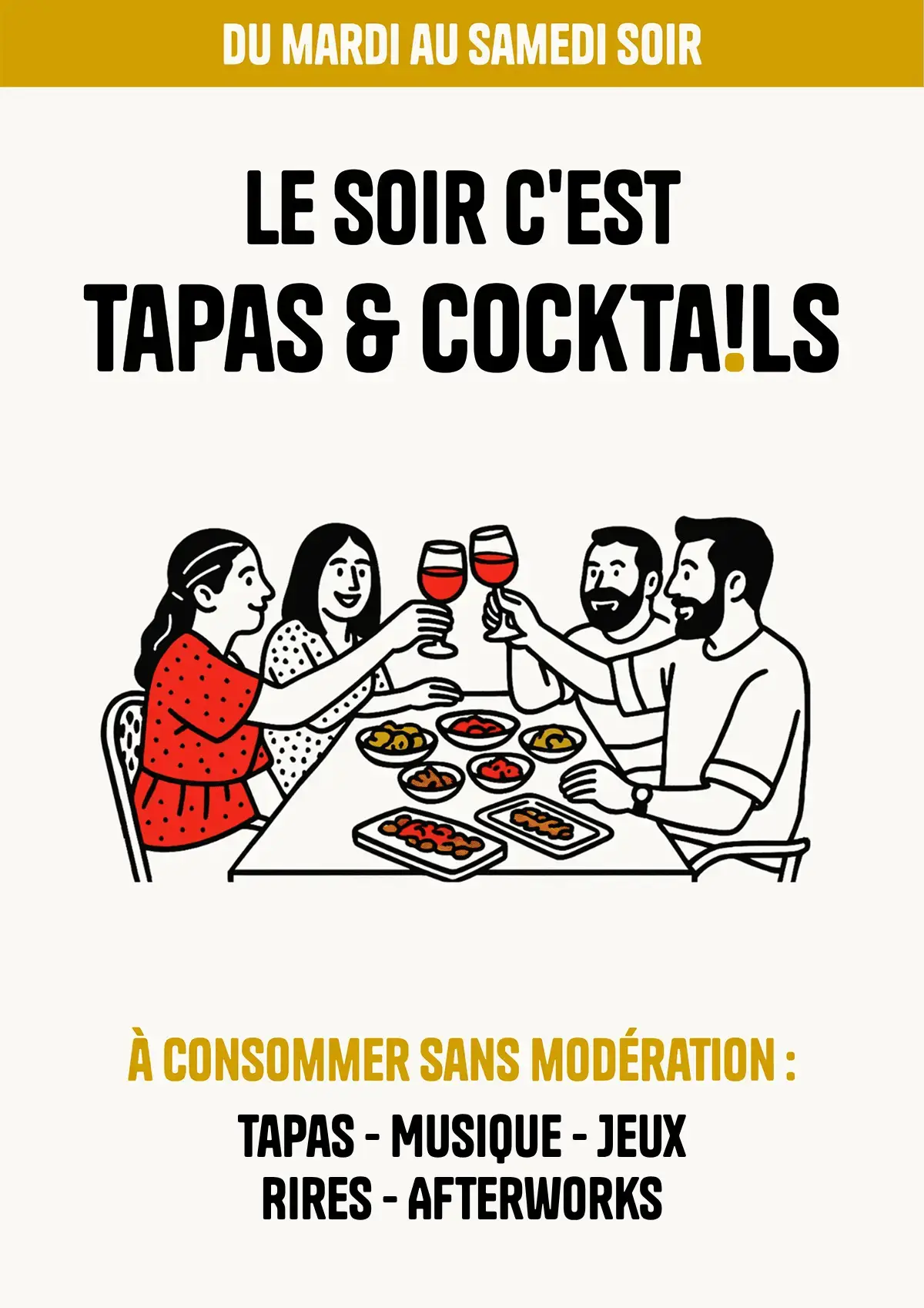 Les soirées à la brasserie