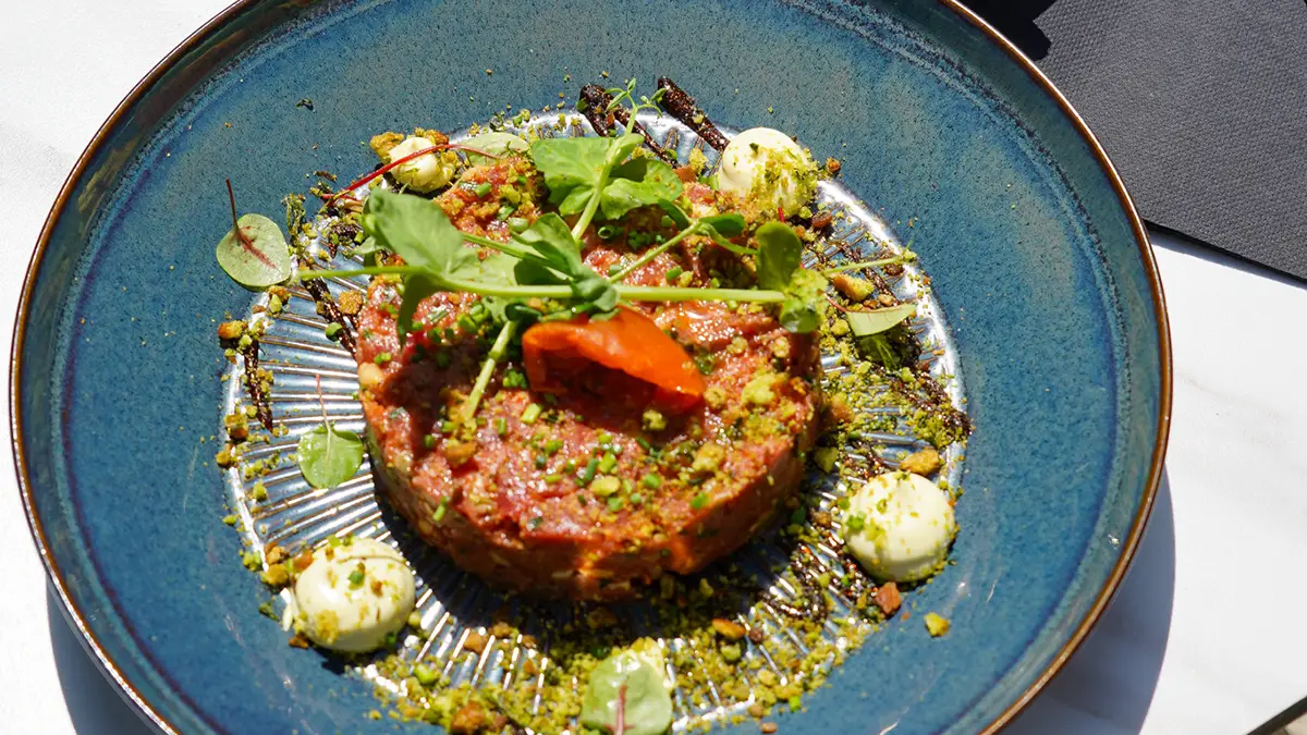 Tartare de bœuf à l'italienne à Lattes