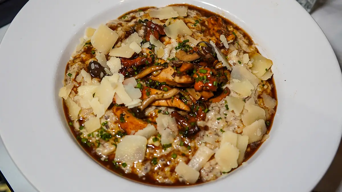 Risotto du Cueilleur aux champignons sauvages du Chef Olivier à Lattes