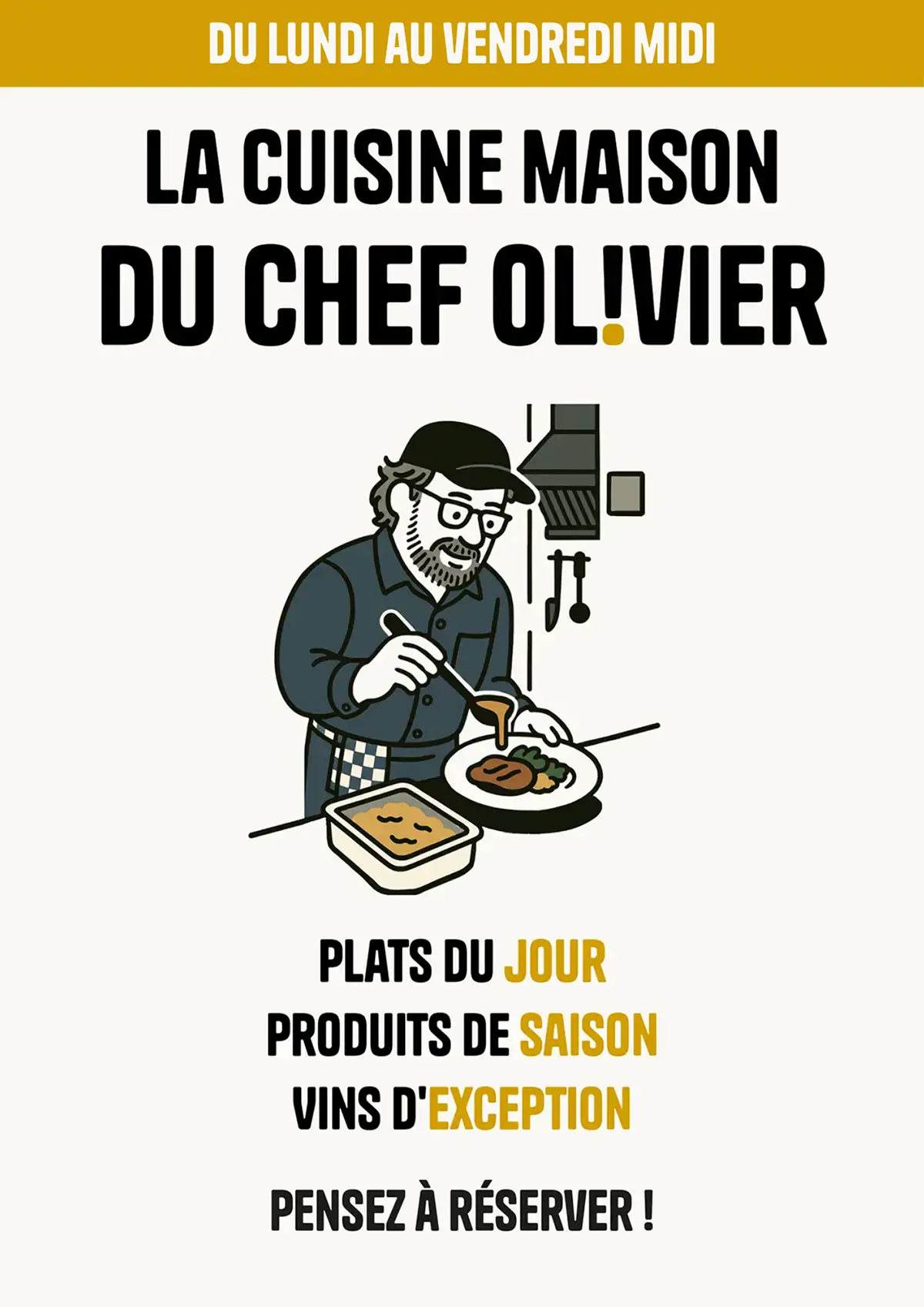 La cuisine du Chef Olivier