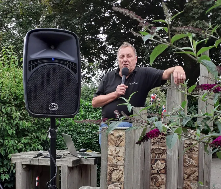 Loud speaker at village fate