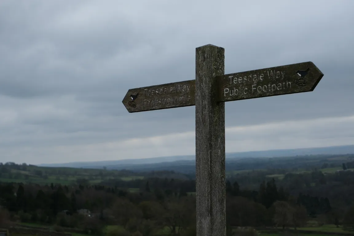 Teesdale Way Signpost