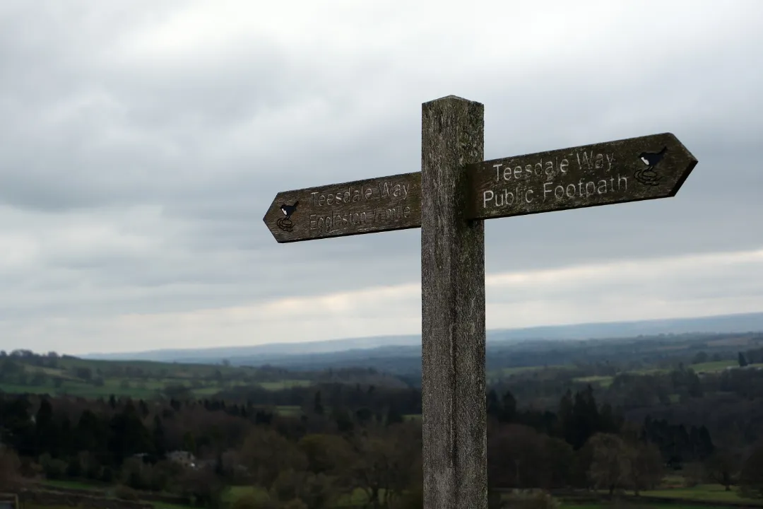 Teesdale Way Signpost