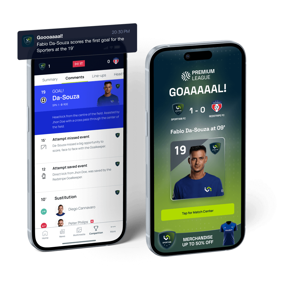 Sportian Maker Platform Data Best Sports App Builder Technology AI