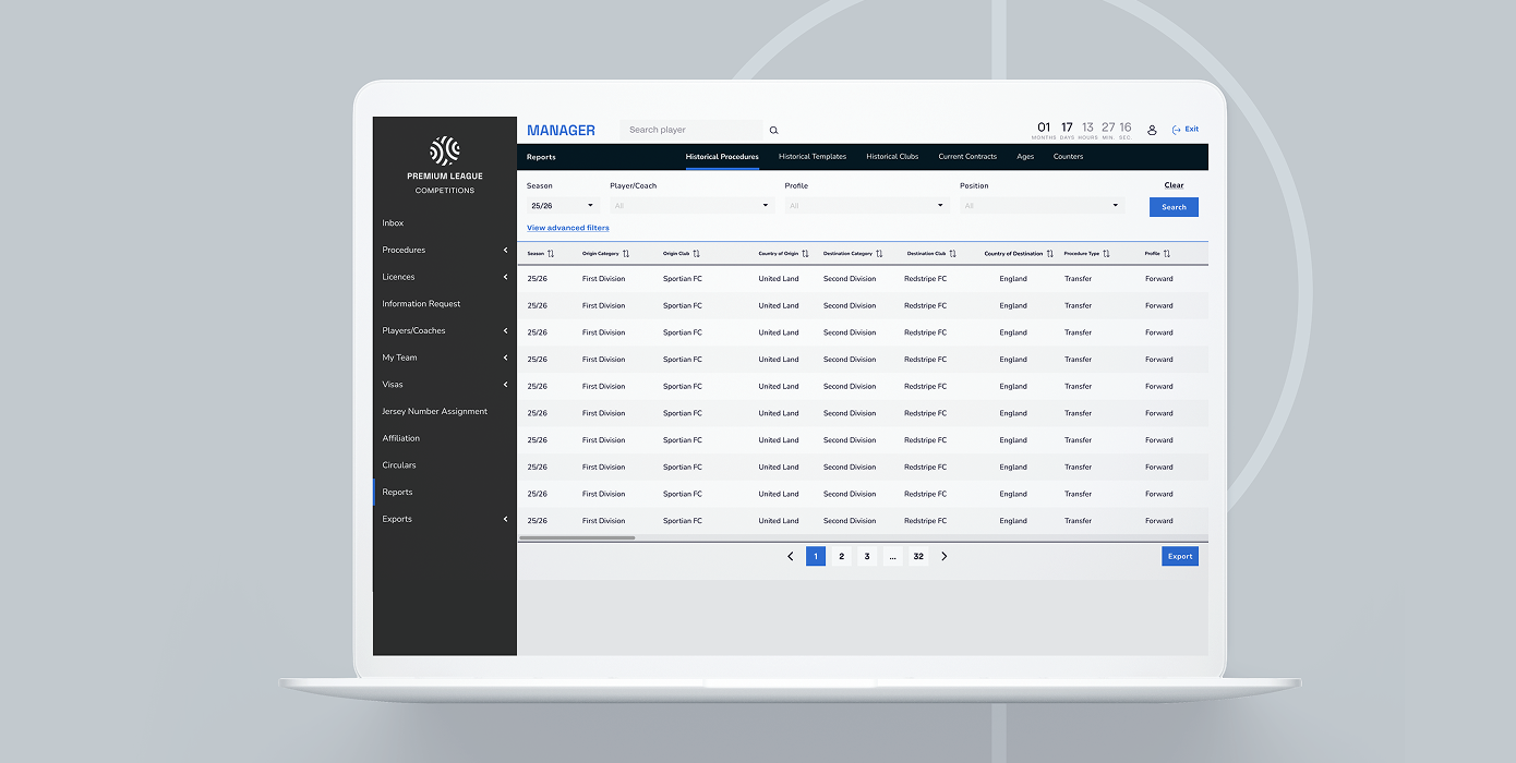 Sportian Competition Management Best Sports Tech AI Platform