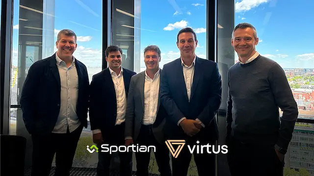 Virtus sports logo Sportian partner sports tech