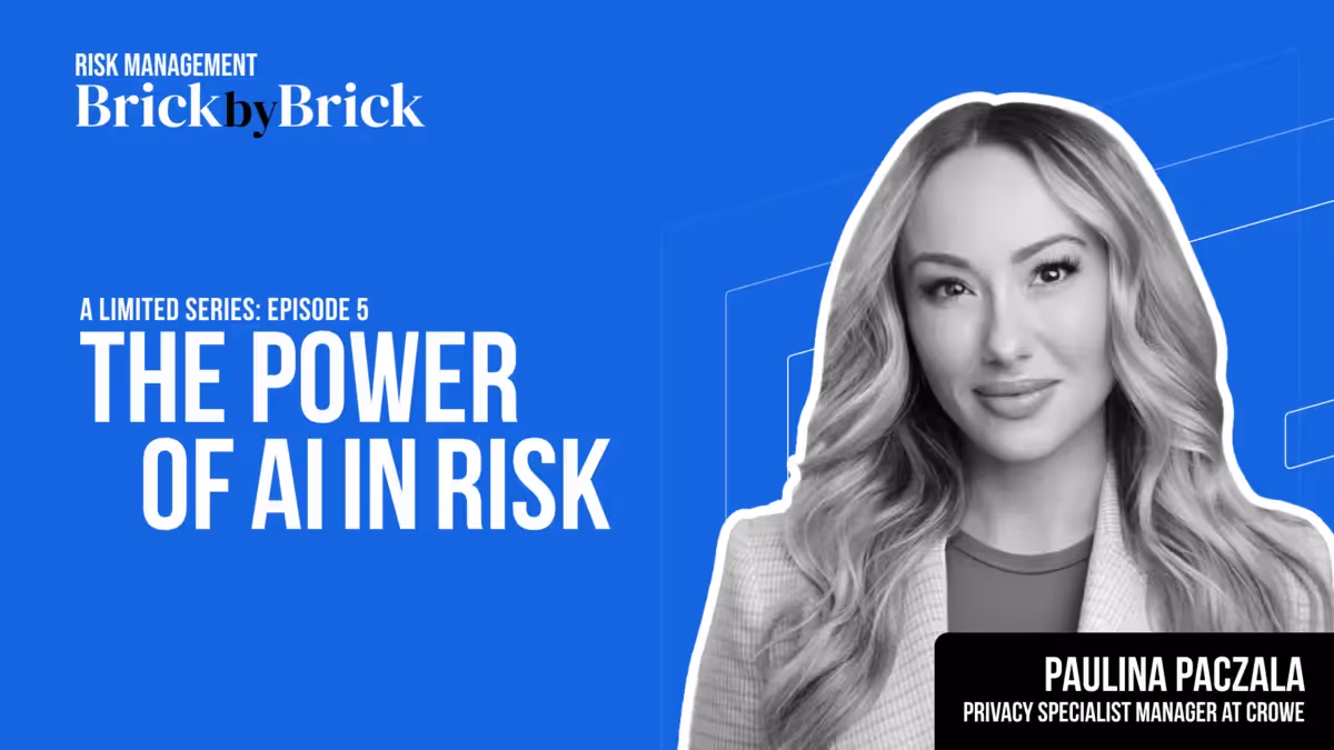 The Future of AI Governance: Track, Tailor, and Transform with Paulina Paczala of Crowe