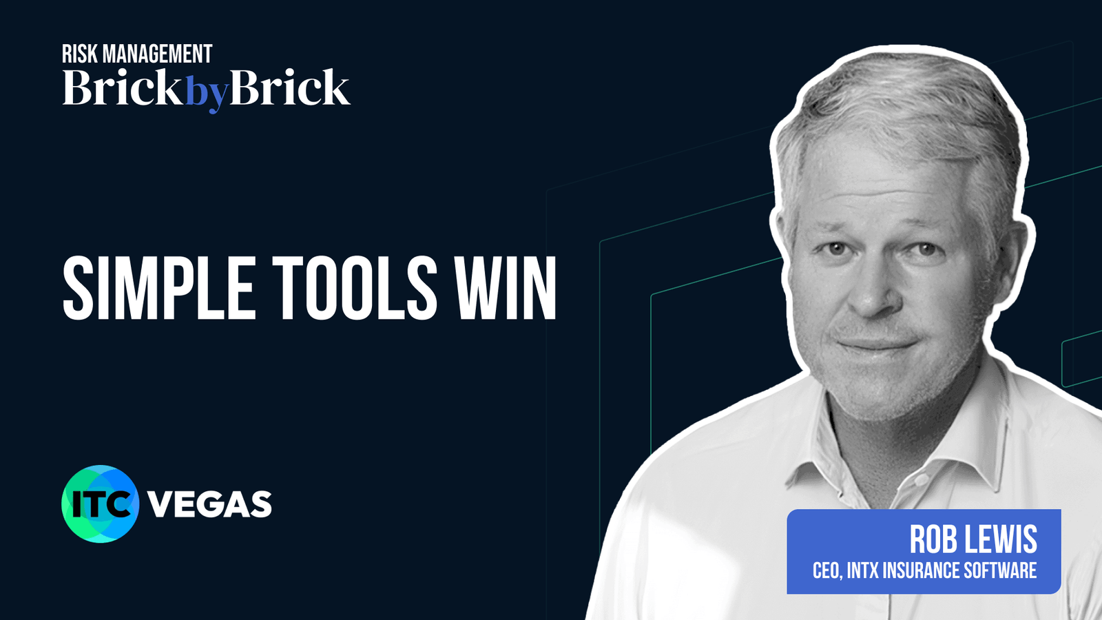 Rob Lewis Simplicity as a Strategy: Rethinking the Insurance Tech Stack with Rob ...