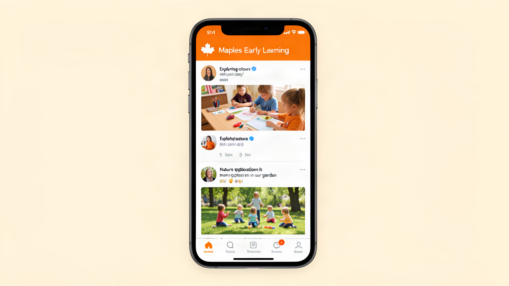 The Maples app showing a child's learning journey