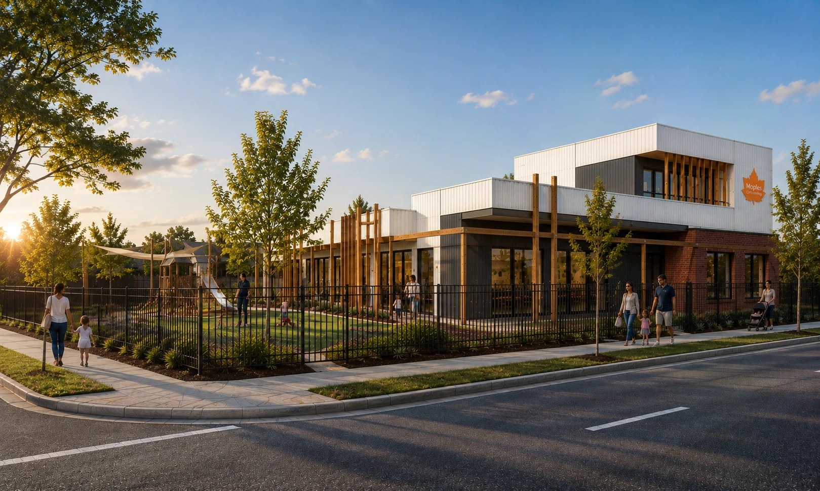 Architect's render of Maples Early Learning Wallan