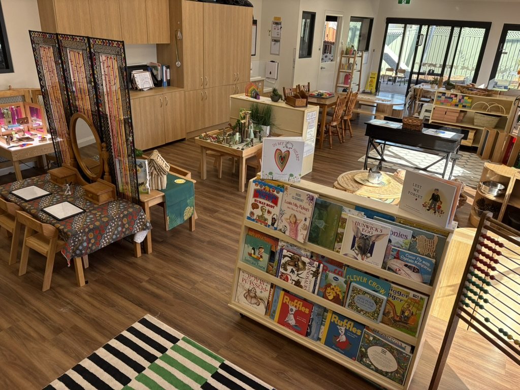 A Kilmore room with a reading corner and play spaces