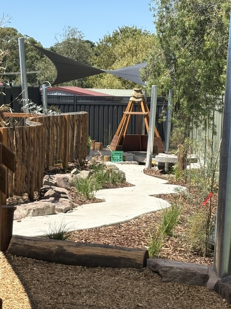 Children playing in the Kilmore yard