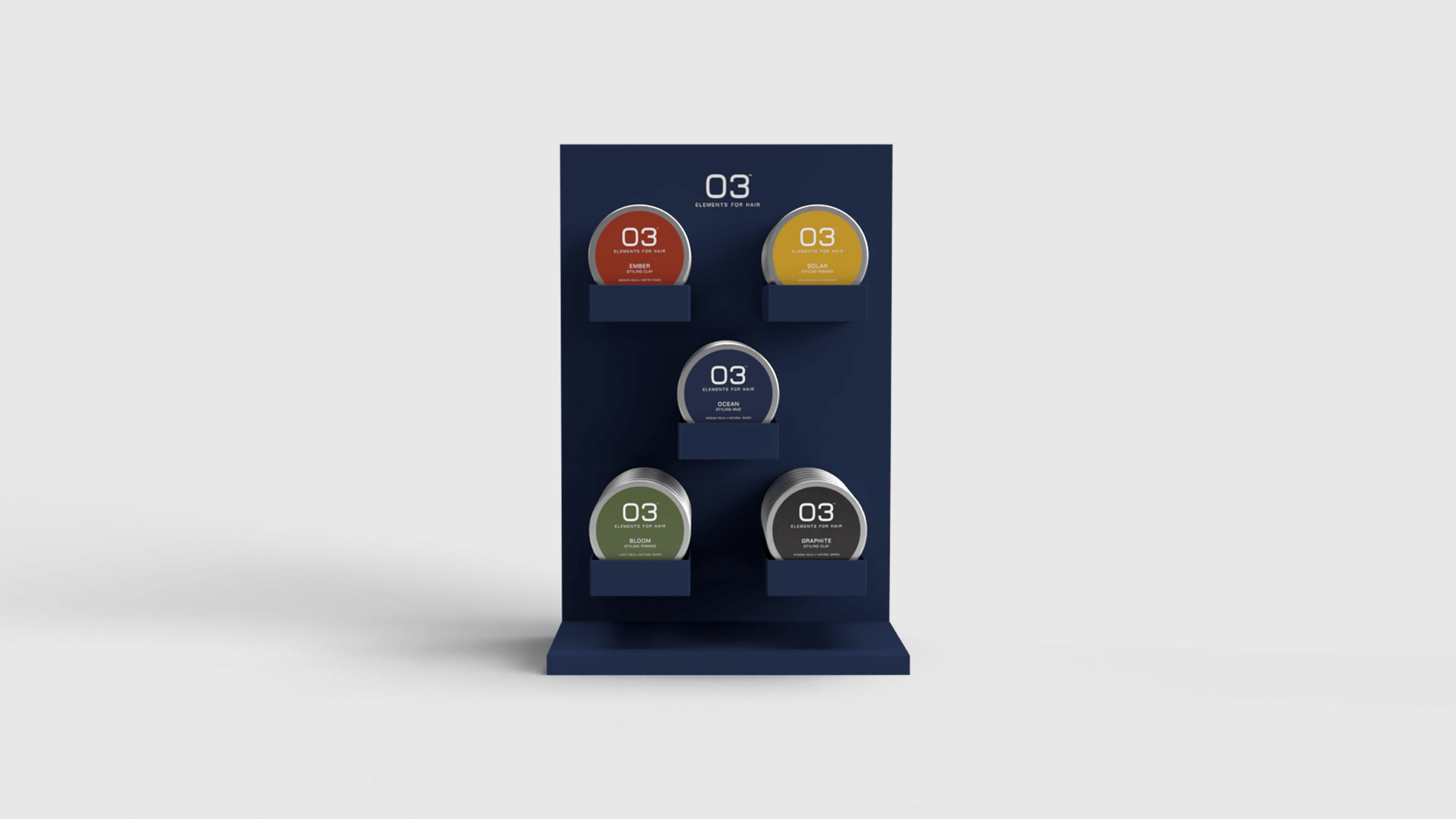 Front view of the O3 POS Display.