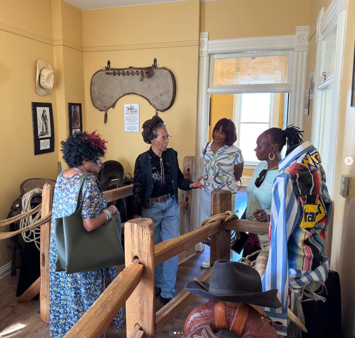 A guided tour at the museum