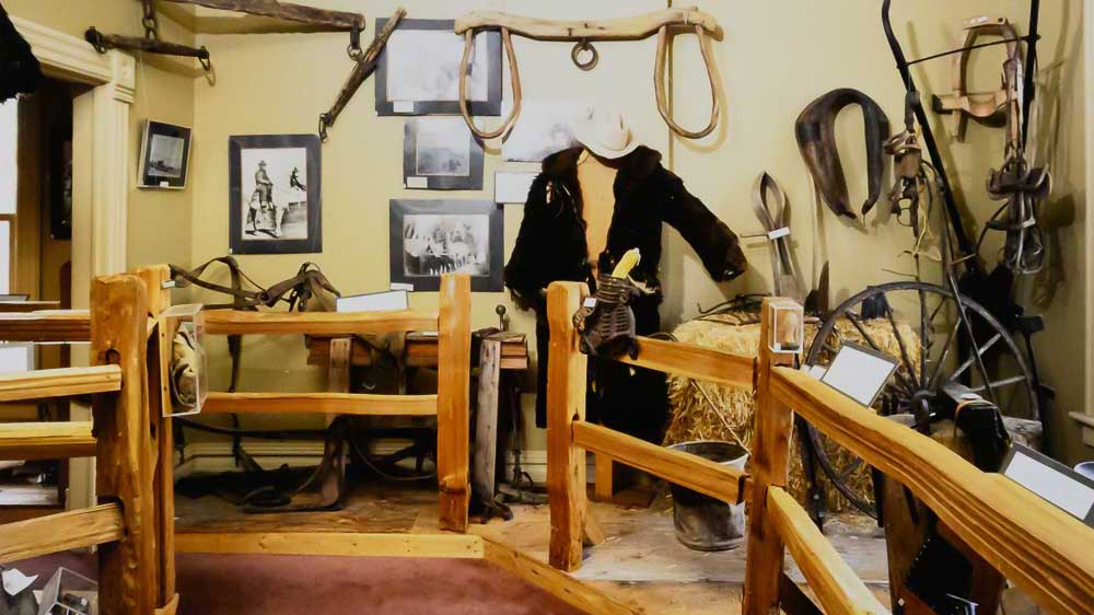 An exhibit in the museum