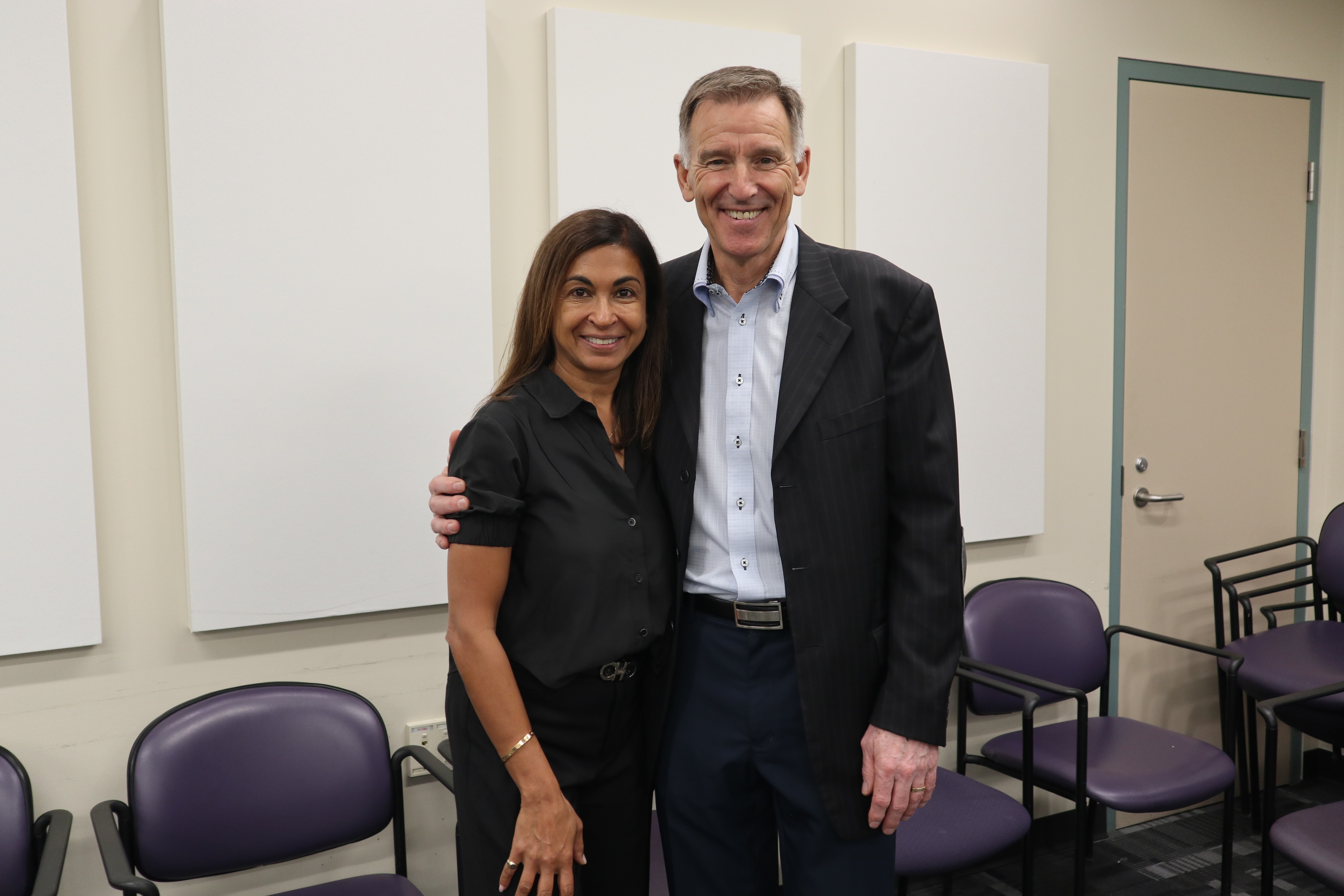 Drs. Shelina Babul and Ian Pike in 2025.