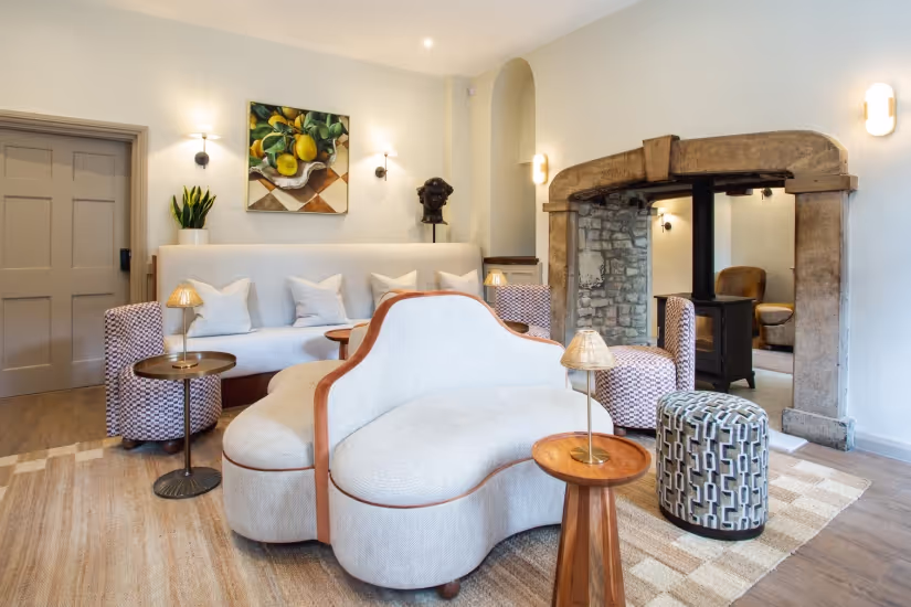 Interior shot of the house living area