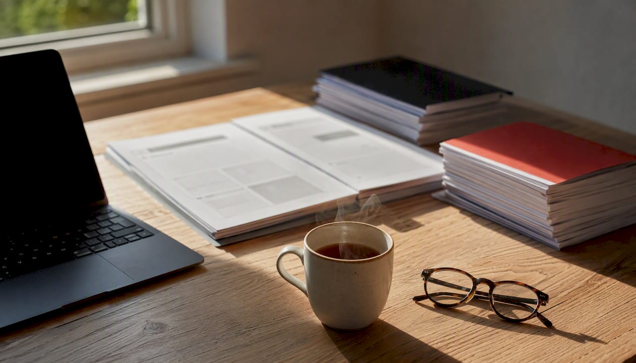 Workspace with WordPress setup props