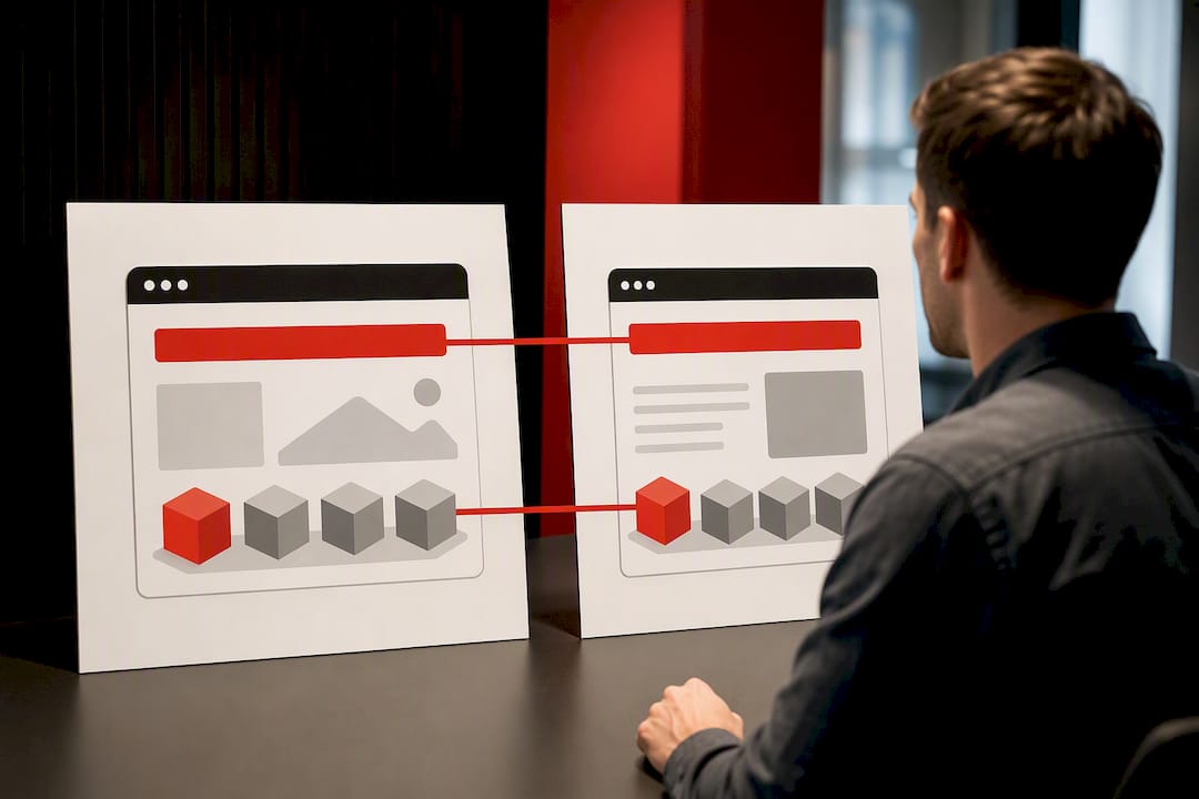 Message match between ad and landing page