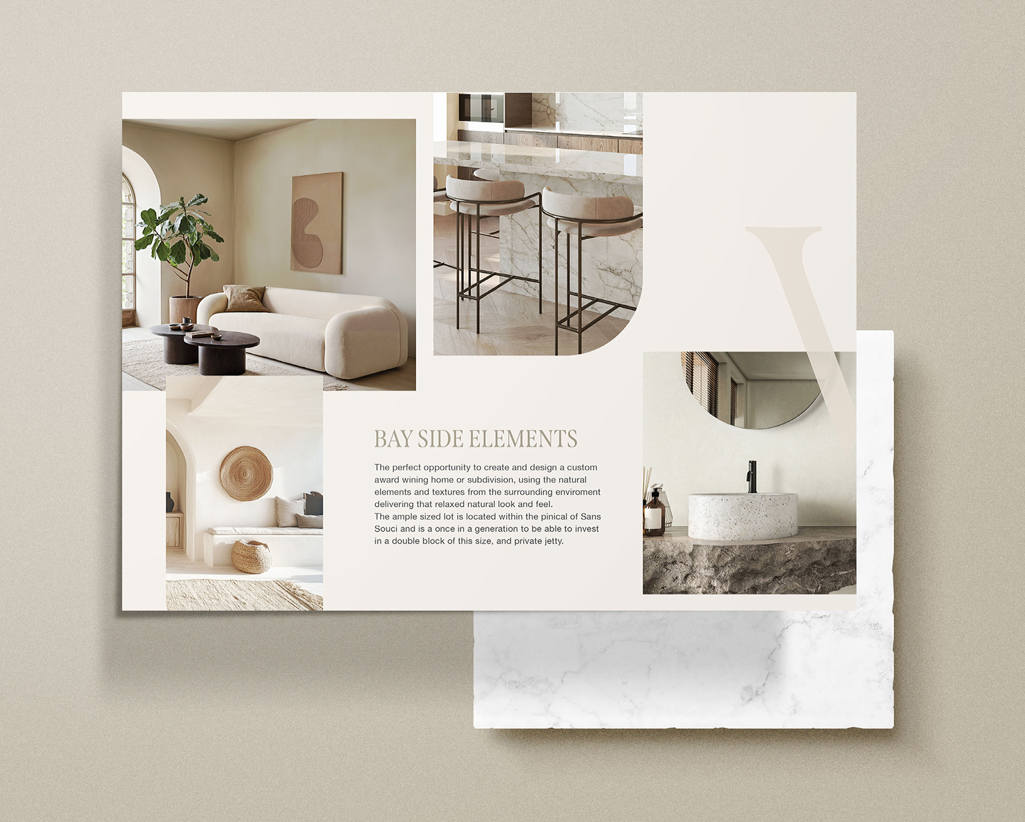 The Vista Sans Souci property brochure with bayside design, premium finishes, and waterfront lifestyle opportunities.