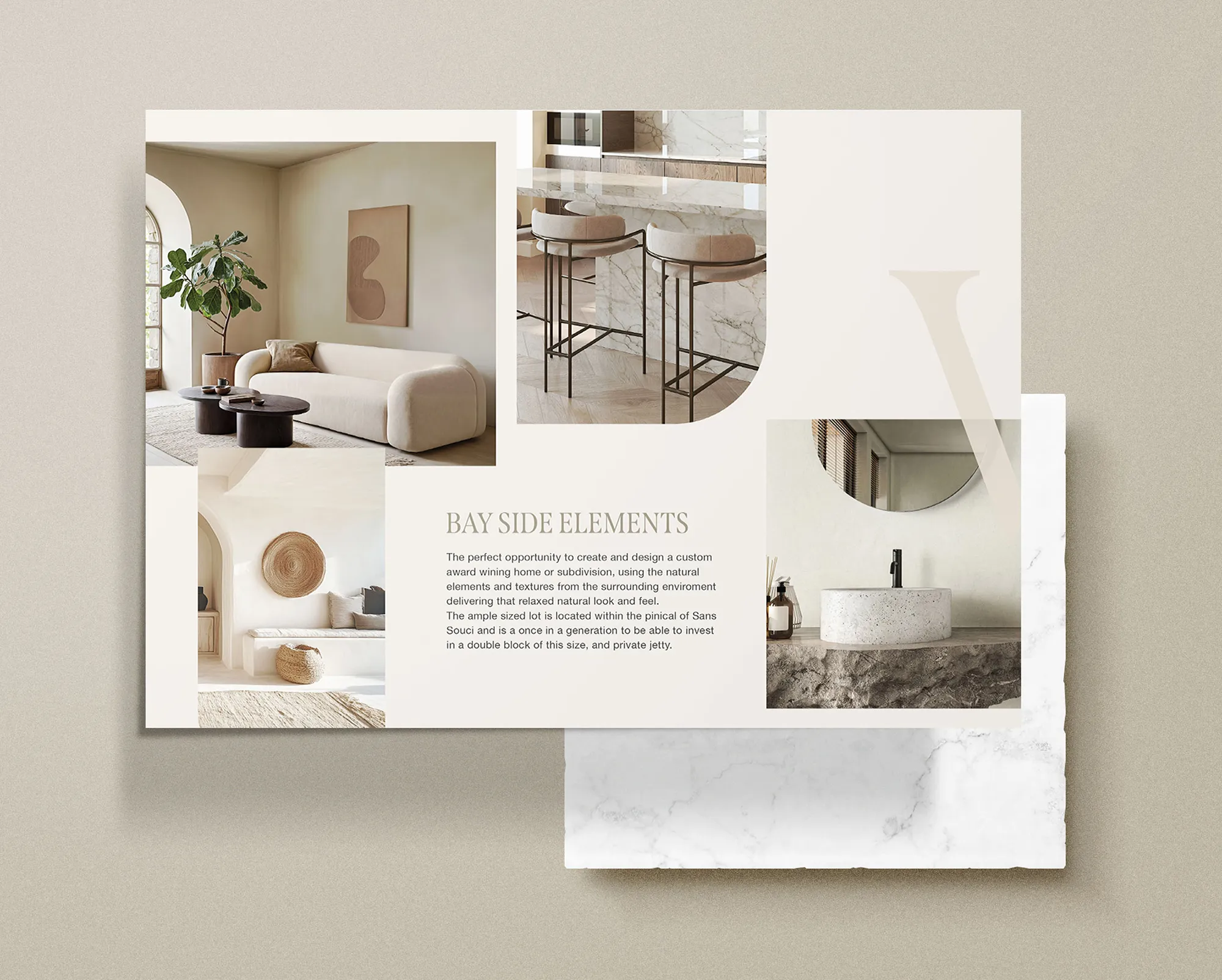 The Vista Sans Souci property brochure with bayside design, premium finishes, and waterfront lifestyle opportunities.