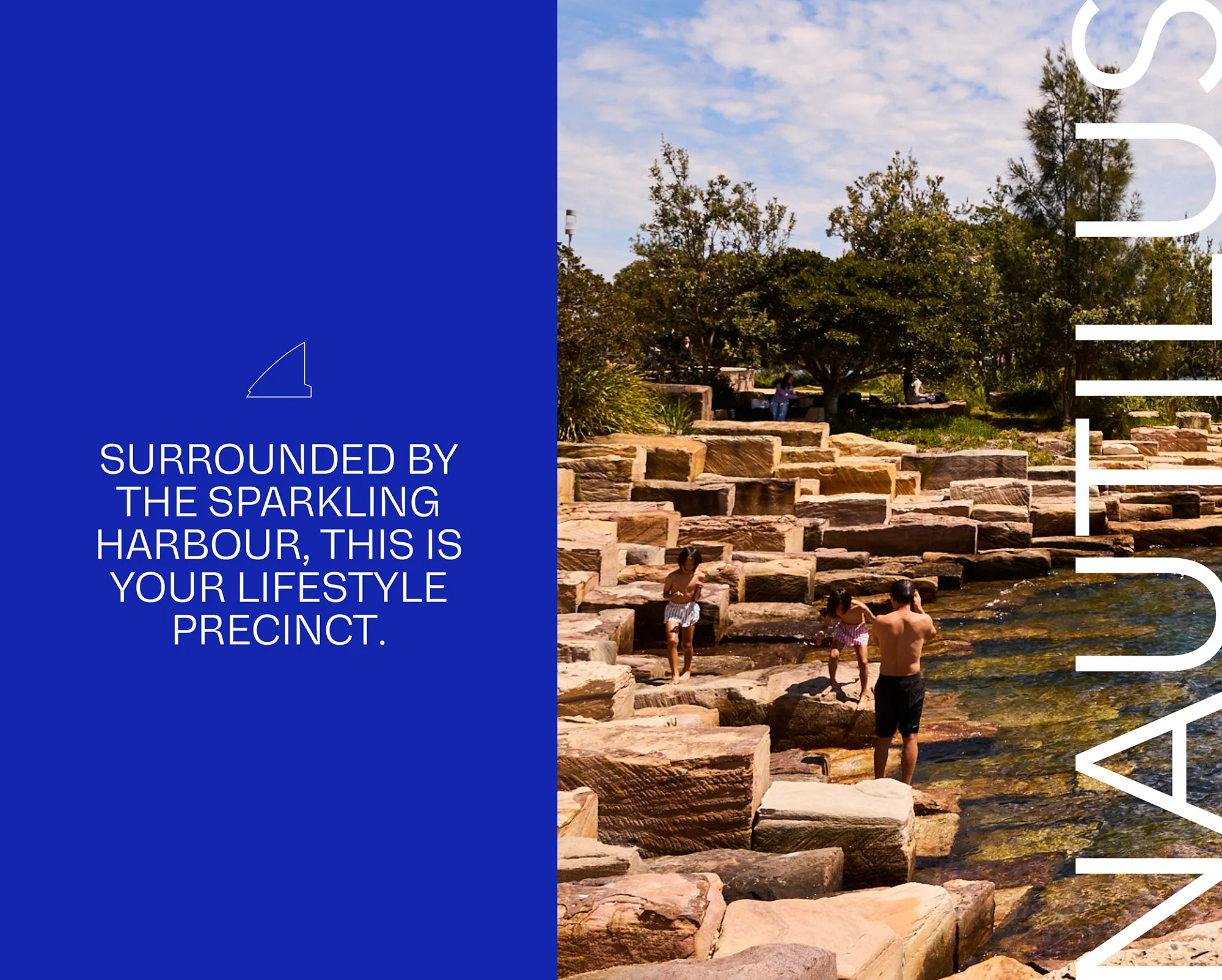 Nautilus Millers Point lifestyle precinct at 8 Windmill Street Sydney, waterfront harbour location with leisure and recreation spaces.