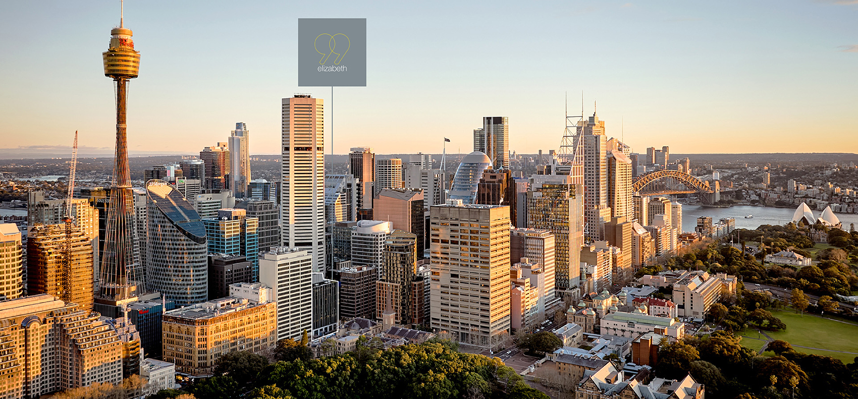 The Yarn Ultimo property marketing collateral featuring Sydney CBD views, academic access map, and local amenities.