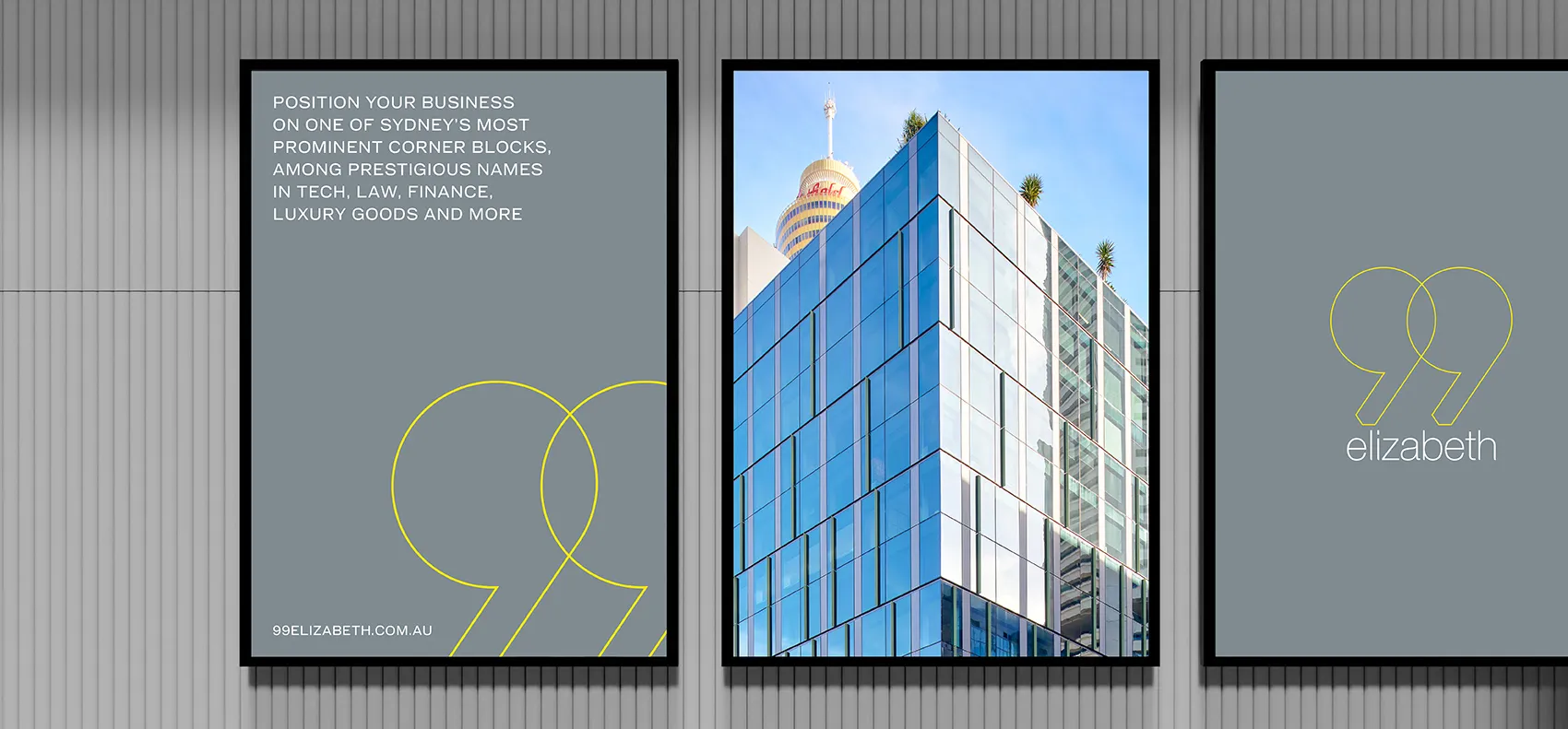 The Yarn Ultimo property marketing collateral featuring Sydney CBD views, academic access map, and local amenities.