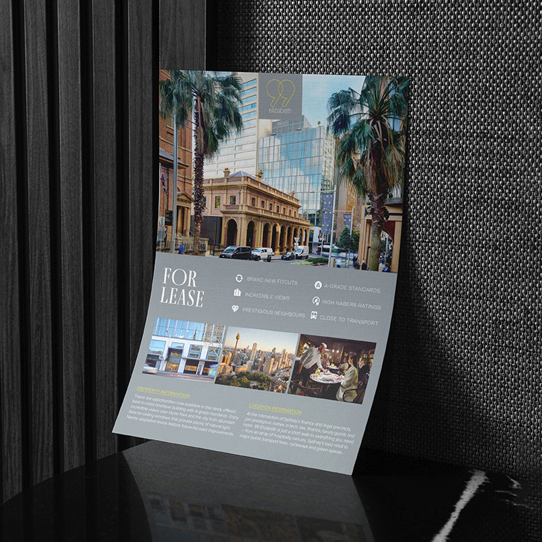 The Yarn Ultimo branding on black tote bag with gold heritage building logo for 645 Harris Street Sydney.