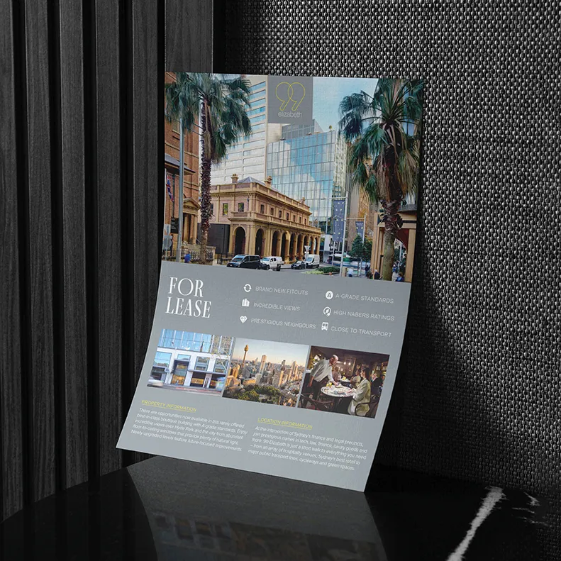 The Yarn Ultimo branding on black tote bag with gold heritage building logo for 645 Harris Street Sydney.