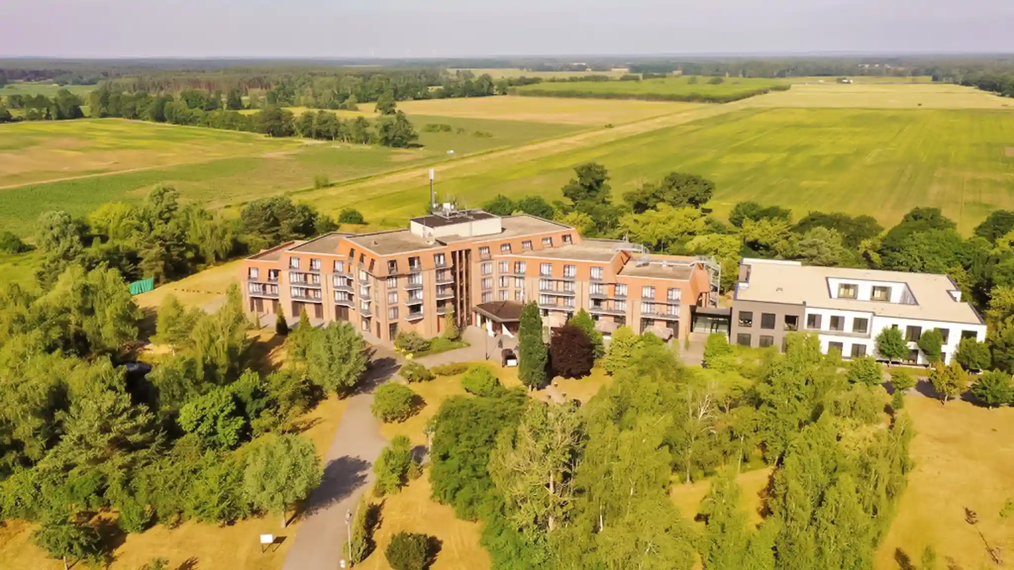 Luftaufnahme der Vincera Klinik Spreewald